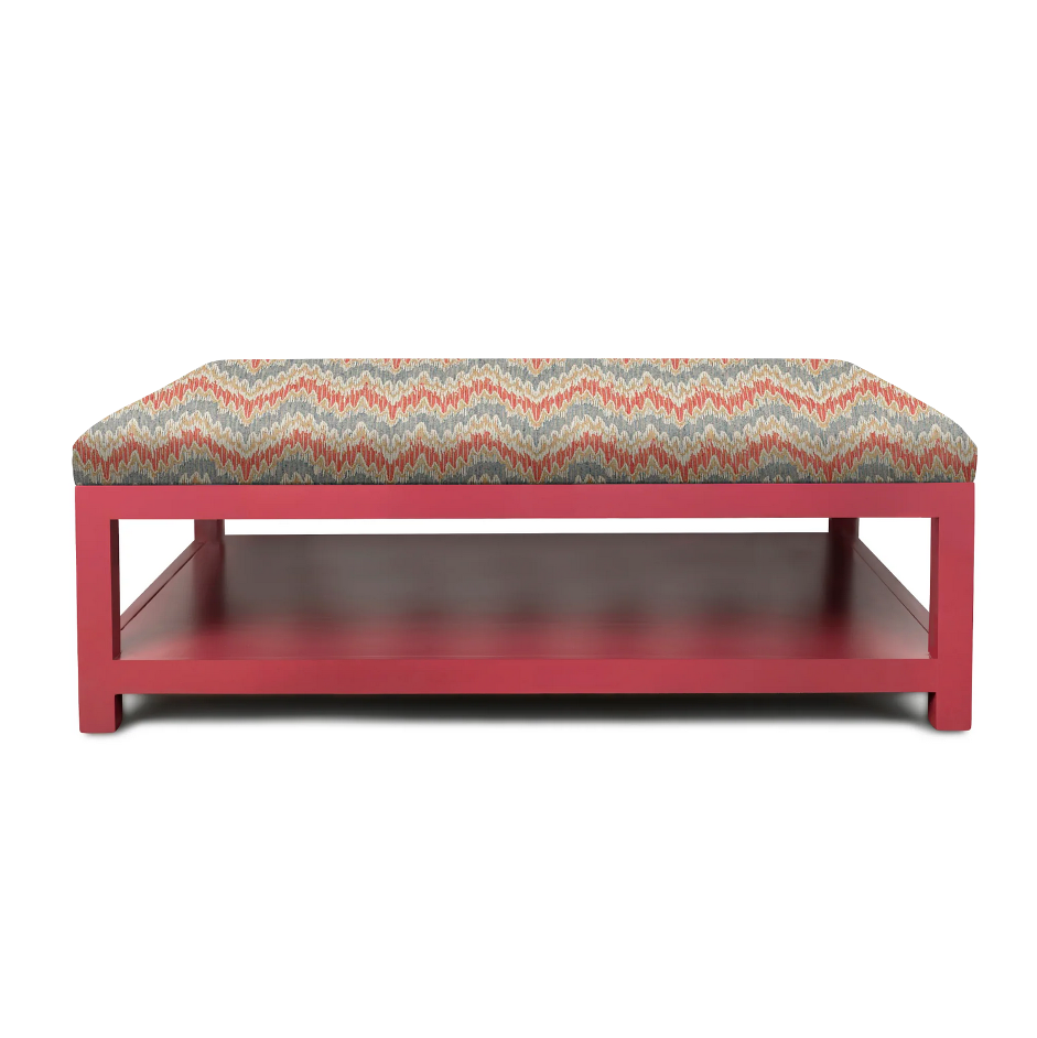 Painted Footstool "Alfred" Small
