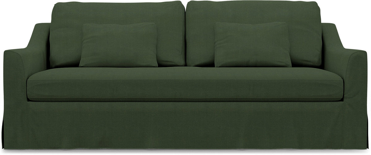 IKEA - Cover for 3-seater sofa Färlöv, Moss, Linen
