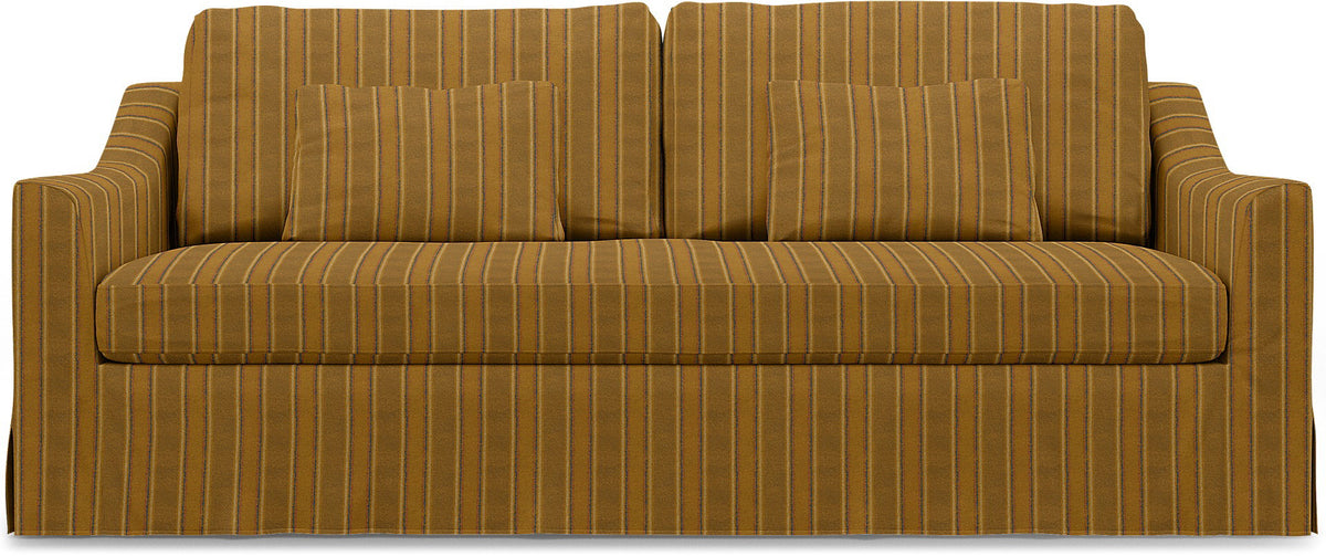 IKEA - Cover for 3-seater sofa Färlöv, Mustard Stripe, Cotton