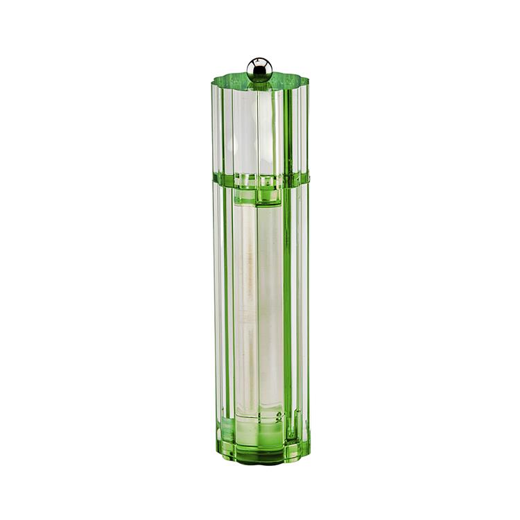 Green Icy Flute Salt or Pepper Mill