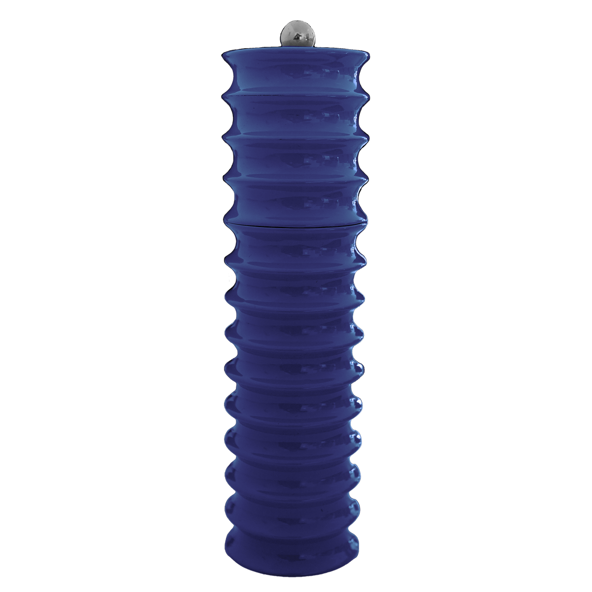 Navy Twister Salt and Pepper Mill