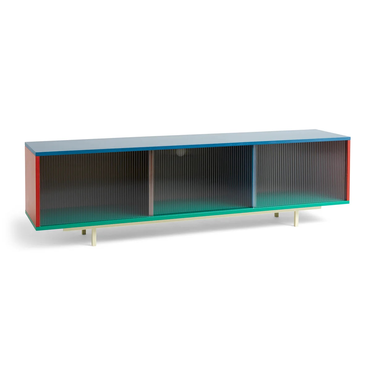 Colour Cabinet L with glass doors
