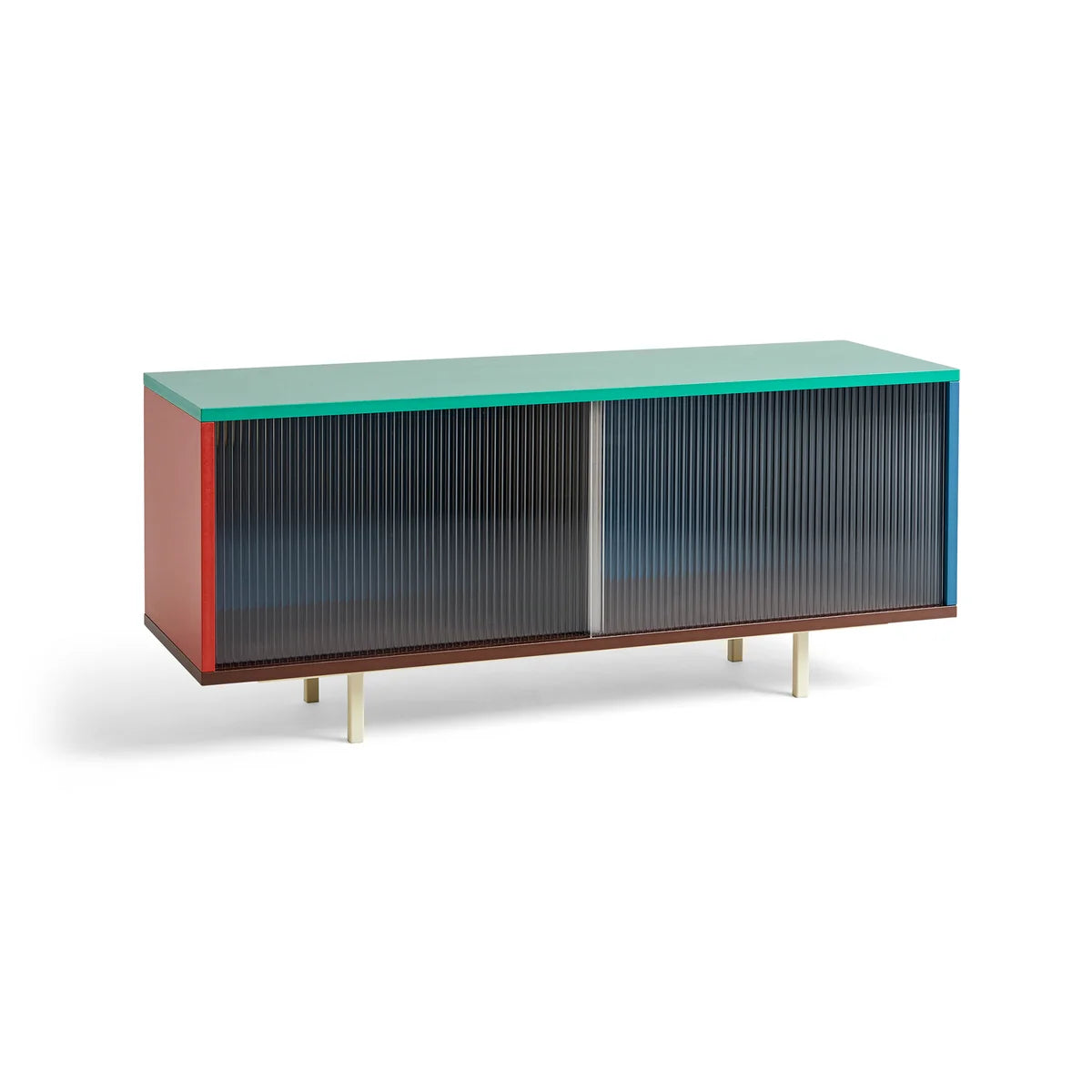 Colour Cabinet M with glass doors