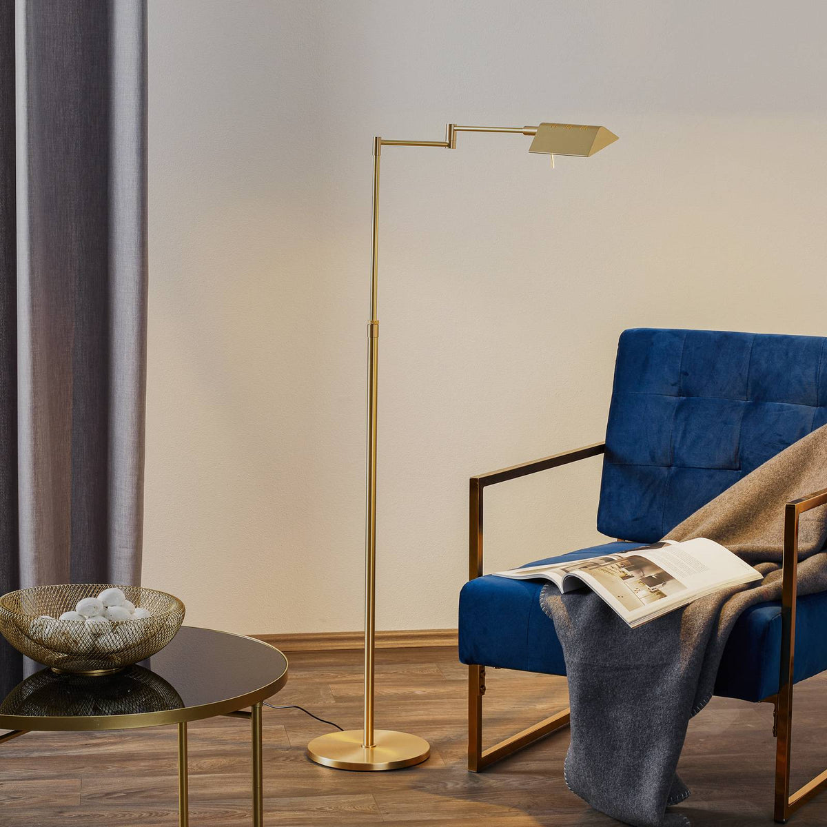 Danuta adjustable LED floor lamp