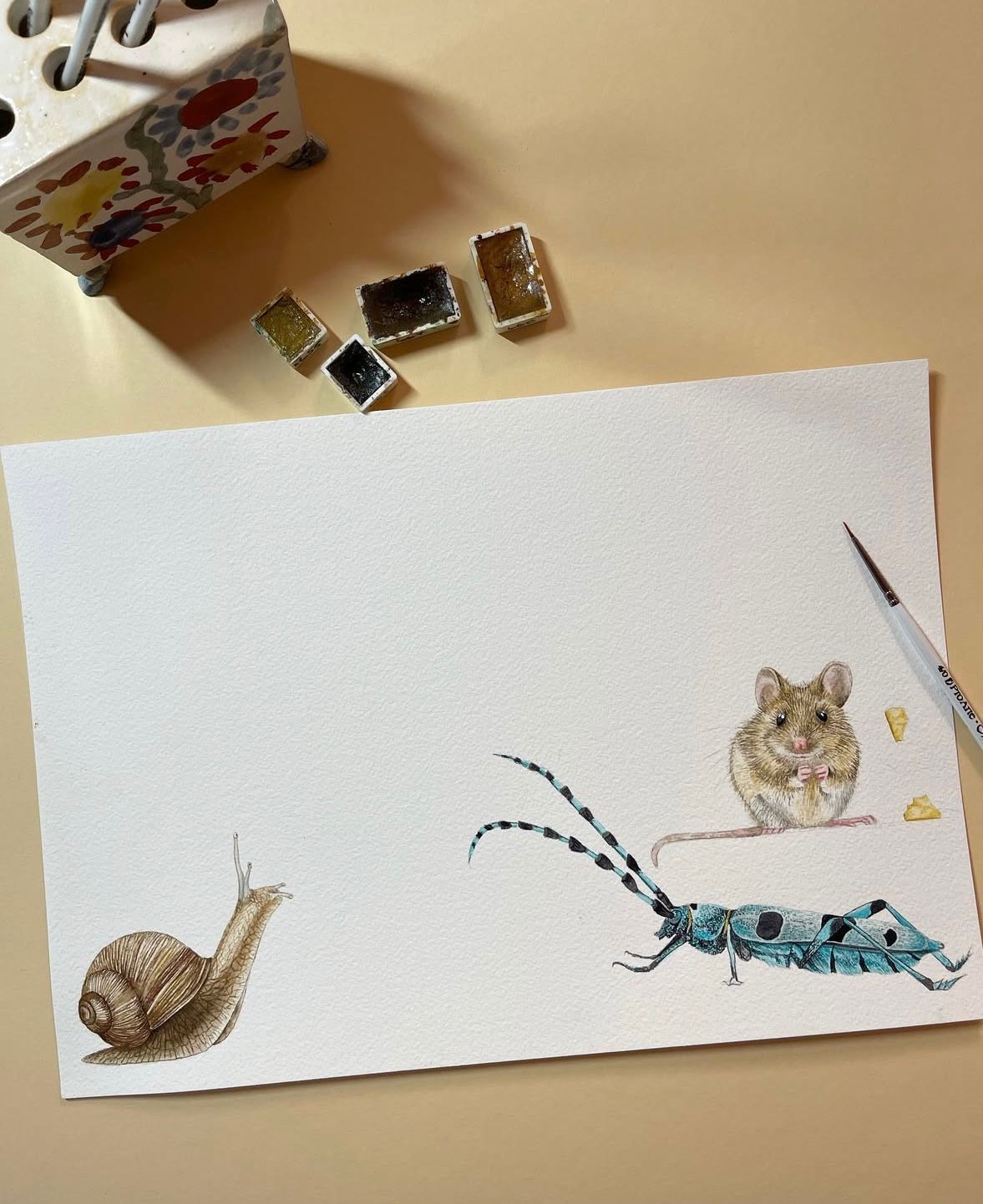 Bespoke Watercolour Invitations