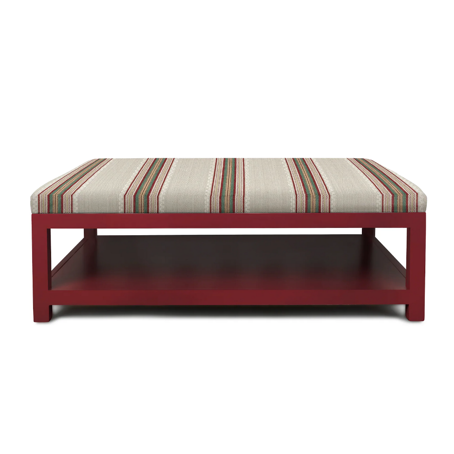 Painted Footstool "Alfred" Small
