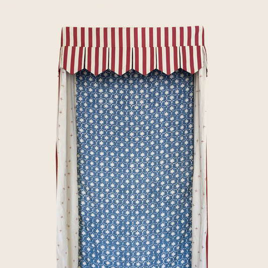 Bed Canopy Red Stripe