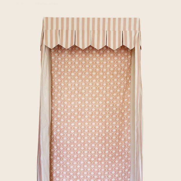 Bed Canopy Ruhbarb Stripe