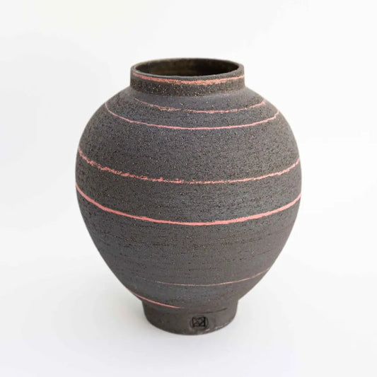 Handmade Vase Chamotte Rose
