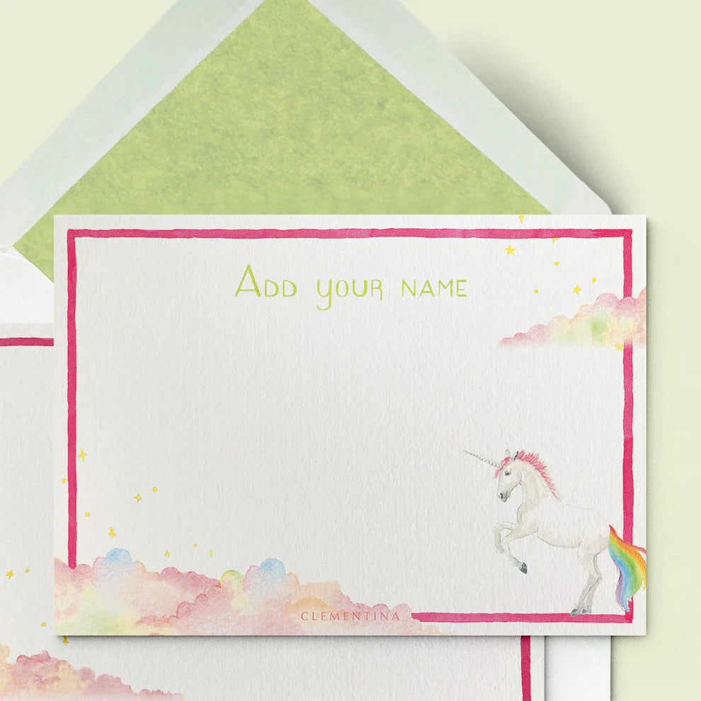 Unicorn Stationery Cards