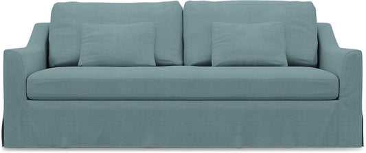 IKEA - Cover for 3-seater sofa Färlöv, Dusty Blue, Linen