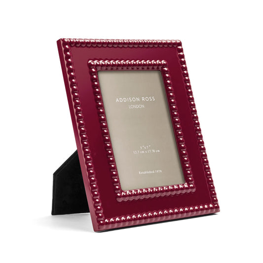 Cherry Bobbin Lacquer Photo Frame - 5 x 7 in