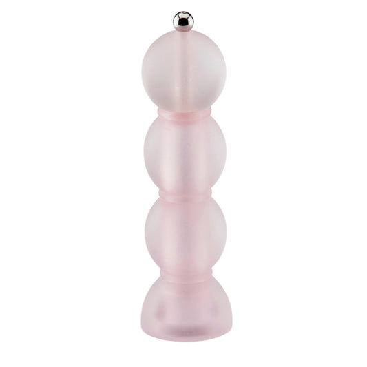 Pale Pink Frosty Bobbin Salt or Pepper Mill