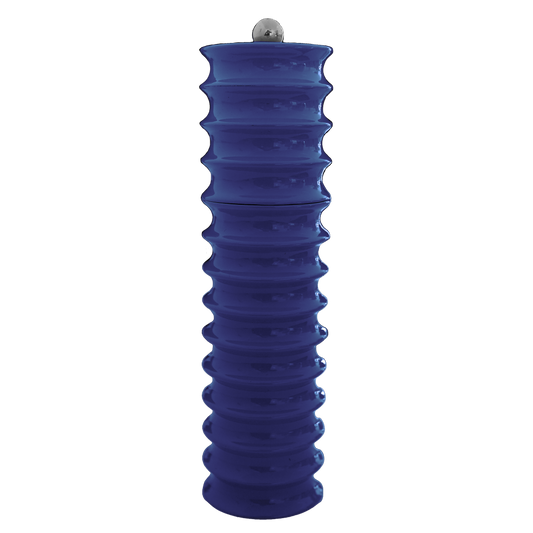 Navy Twister Salt and Pepper Mill