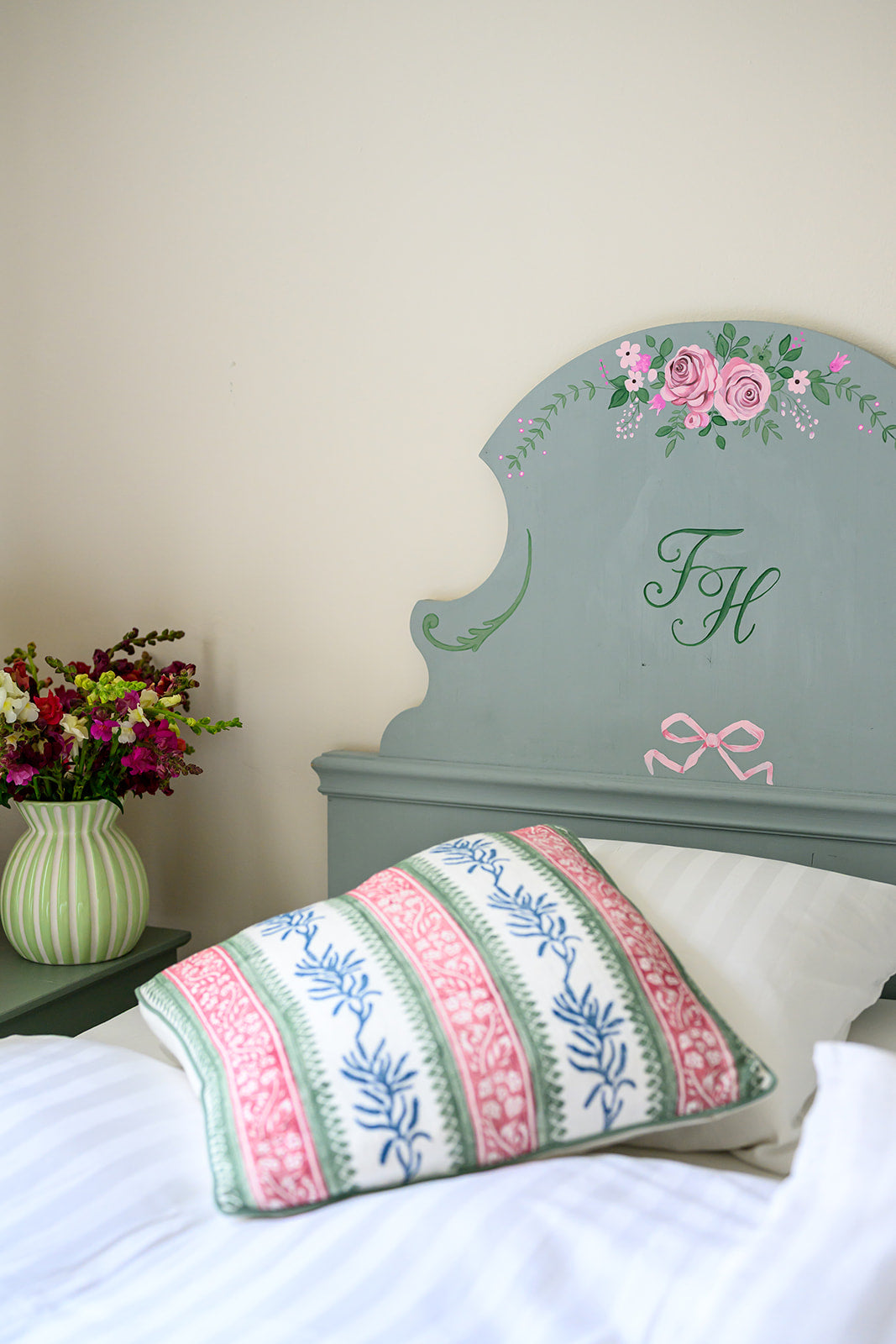 Salzkammergut Headboard with Custom Drawings