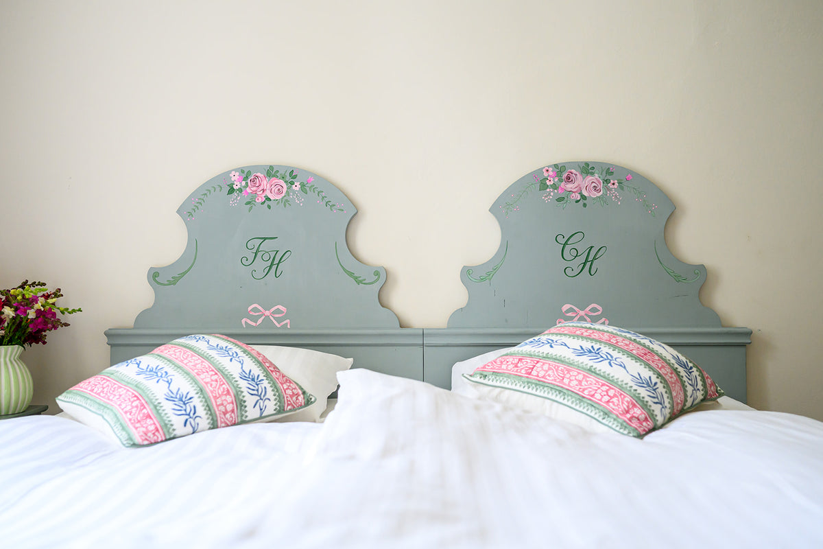 Salzkammergut Headboard with Custom Drawings