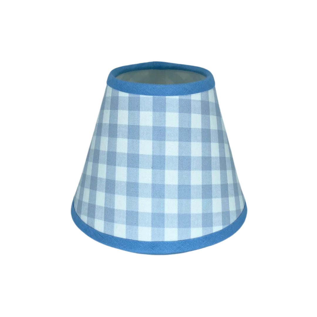 Mini Lampshade for LED Lamp (Vichy Blue)