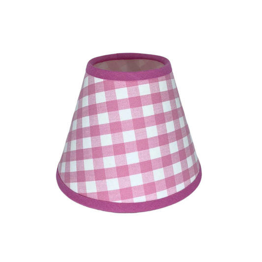 Mini Lampshade for LED Lamp (Vichy Pink)