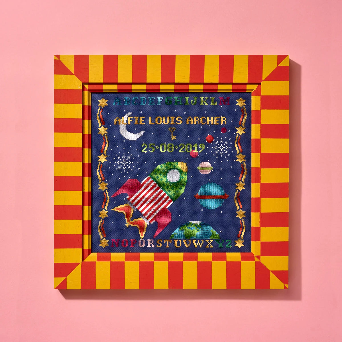 DIY Embroidery Kit "The Rocket"