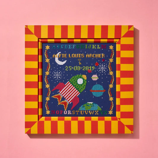 DIY Embroidery Kit "The Rocket"