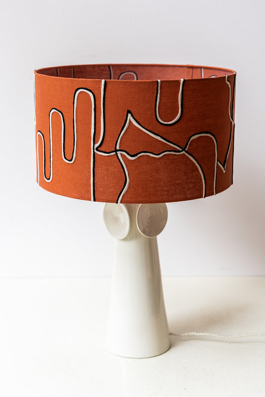 Lampshade Cilíndrica Pierre Frey Mouette