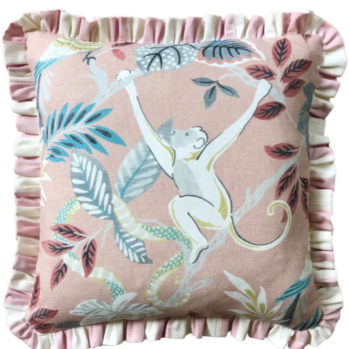 Cushion Jungle Scene