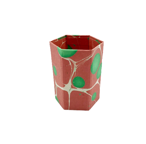 Marbled Paper Pen Pot (UK only)