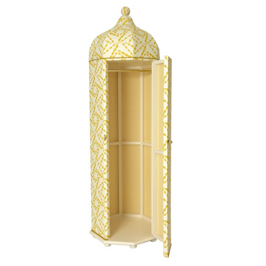 Tented Upholstered Cupboard