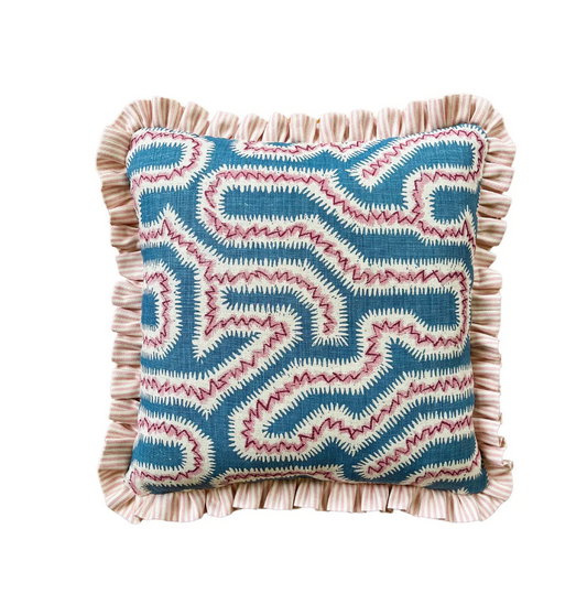 Blue and Pink Cushion