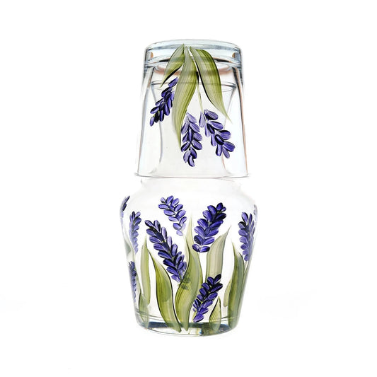 Lavender Carafe and Tumbler