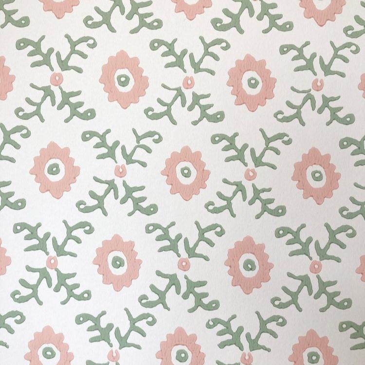Wallpaper Folk Flower