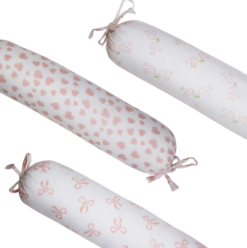 Pink Bolster Pillows