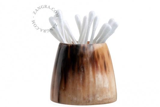 Horn Cotton Swabs Holder